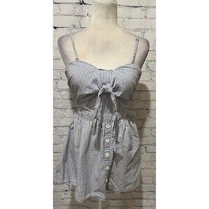 Dygarni California Striped Sailor Adjustable Strap Dress Size Small